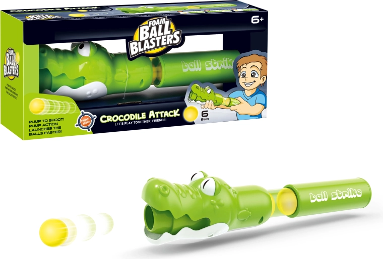 Airsoftová pistole Krokodýl se 6 měkkými projektily