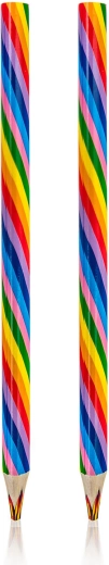 Vícebarevné pastelky jumbo (2 ks)