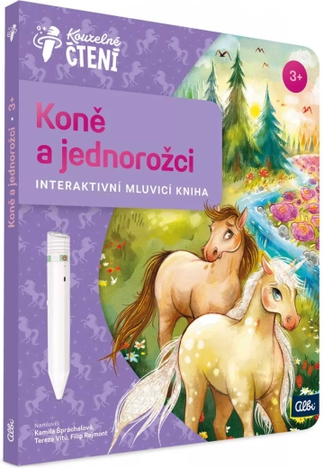ALBI Kouzelné čtení Kniha Koně a jednorožci
