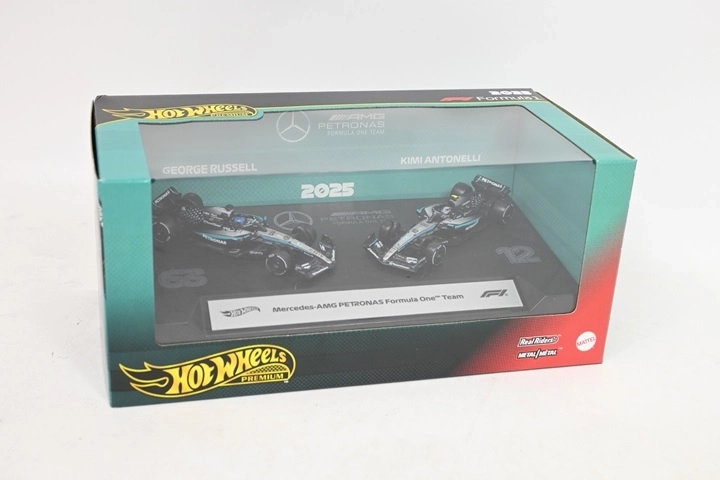 Hot Wheels Premium formule 1 Mercedes‑AMG 2‑pack