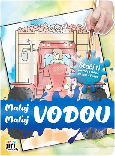 Maluj vodou – traktory