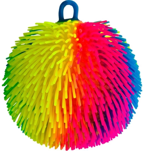 Sporto střapatý tříbarevný míček se světlem