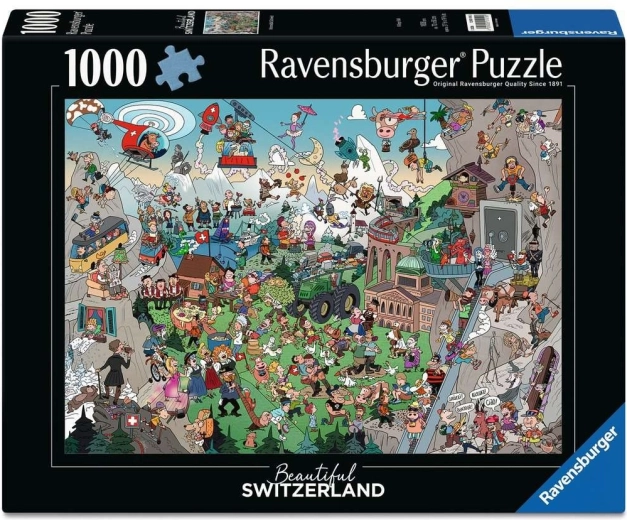 Ravensburger puzzle Krásné Švýcarsko 1000 dílků