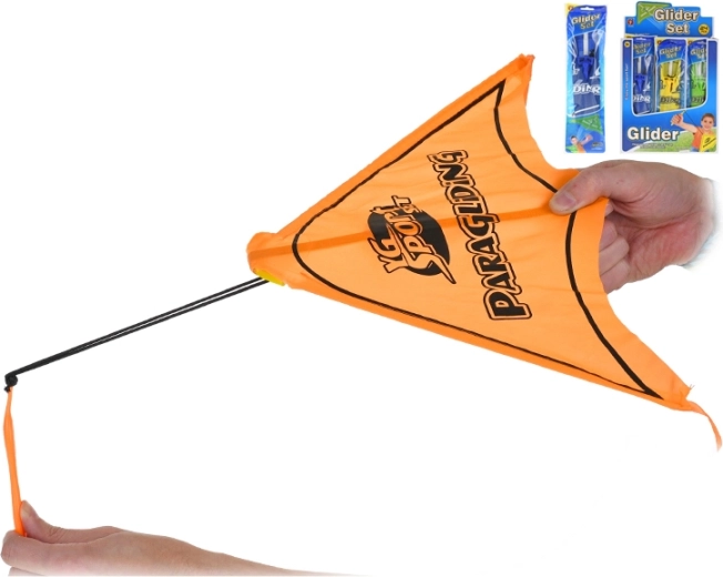 Vystřelovací látkové rogalo s parašutistou 43 cm