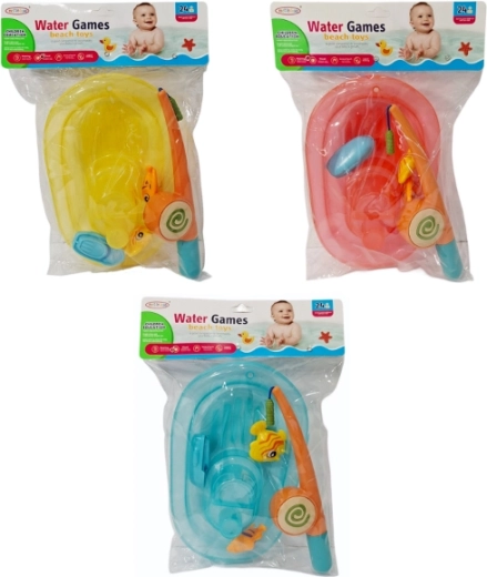 Hračka do koupele – loďka s udicí a rybkami