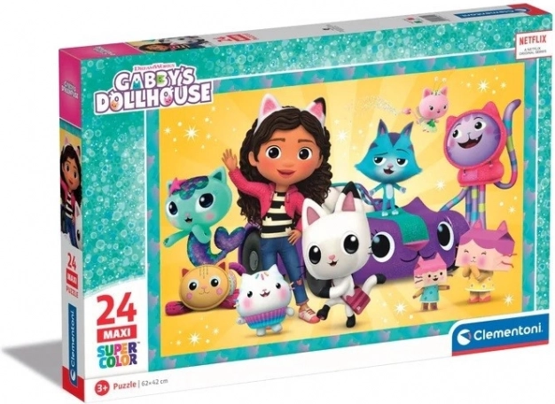 Maxi puzzle 24 dílků Gábinin kouzelný domek