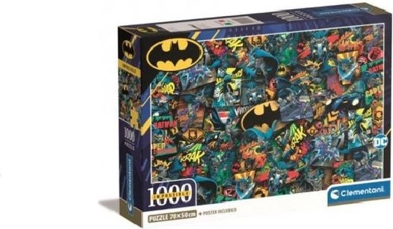 Clementoni Compact puzzle Batman 1000 dílků