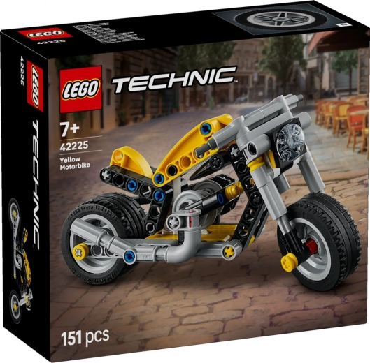 LEGO Technic žlutá motorka