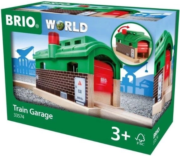 Brio World vlakové depo – garáž pro vláčky