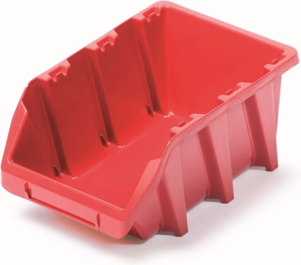 plastový stohovatelný box BINEER LONG 25 × 16 × 11 cm, červený