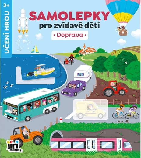 Samolepky pro zvídavé děti: Doprava