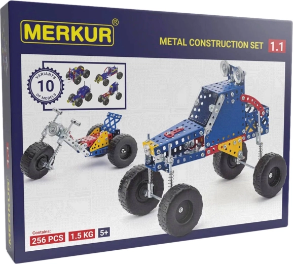 Merkur kovová stavebnice Extreme Buggy 256 dílků