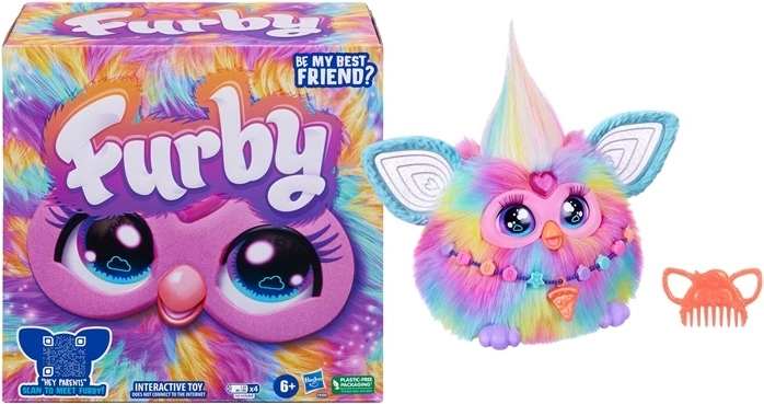 Hasbro Furby tie-dye (anglická verze) - 1 kus