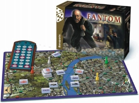 Společenská hra Fantom – hon na zloducha v uličkách Prahy