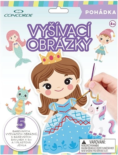 Concorde vyšívací obrázky pohádka