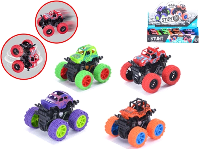 Auto off-road na setrvačník s rotační funkcí 360°