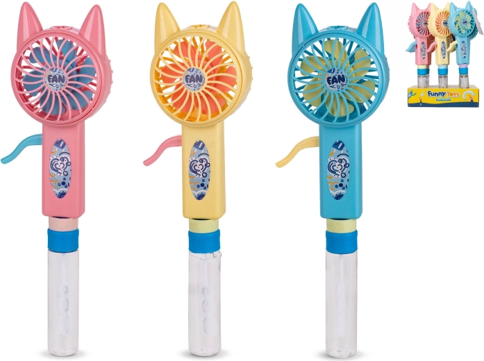 Bublifuk s větráčkem – kočička, 29 cm