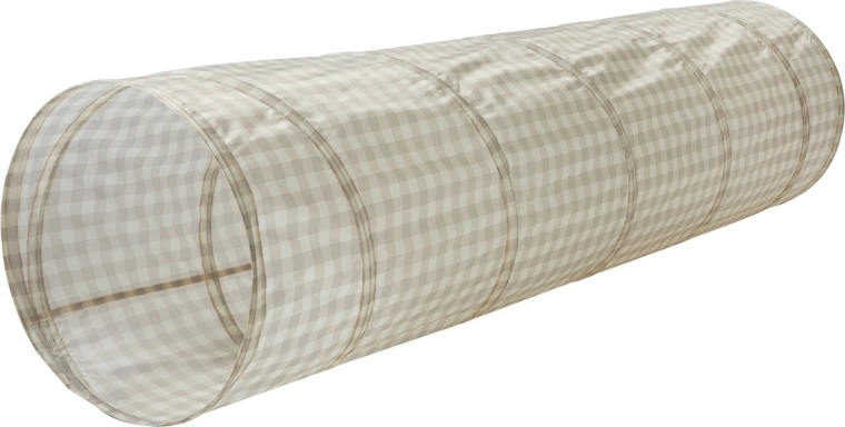 3 sprouts dětský hrací tunel recycled gingham beige - 1 kus