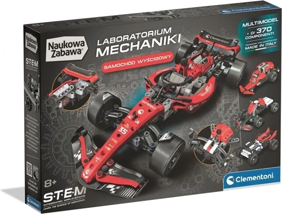 Clementoni Naukowa zabawa Labo Mech závodní auto