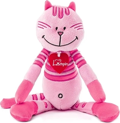 Woodyland Lumpin plyšová kočka Rosalie růžová 38 cm