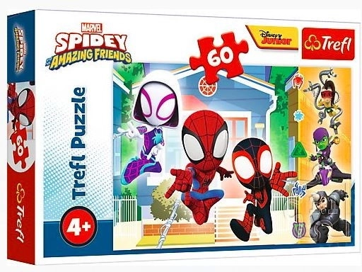Puzzle 60 dílků – ve světě SPIDEY od Trefl