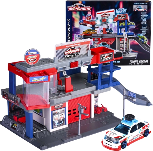 Majorette Japan Series tuningová garáž s vozidlem Honda Civic Type R EK9