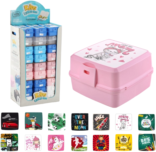 Obědový box se čtyřmi přihrádkami 1,4 l