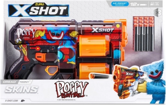 X-Shot Skins Dread Toony – dětský pěnový blaster (12 šipek)