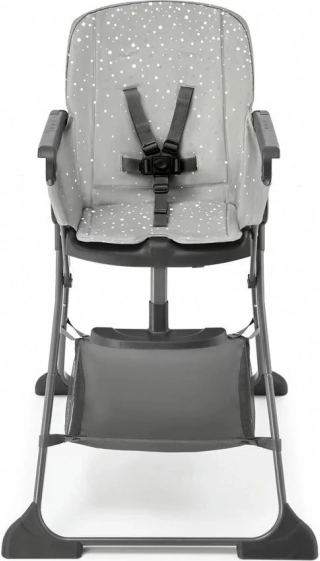 Skládací jídelní židlička foldee šedá