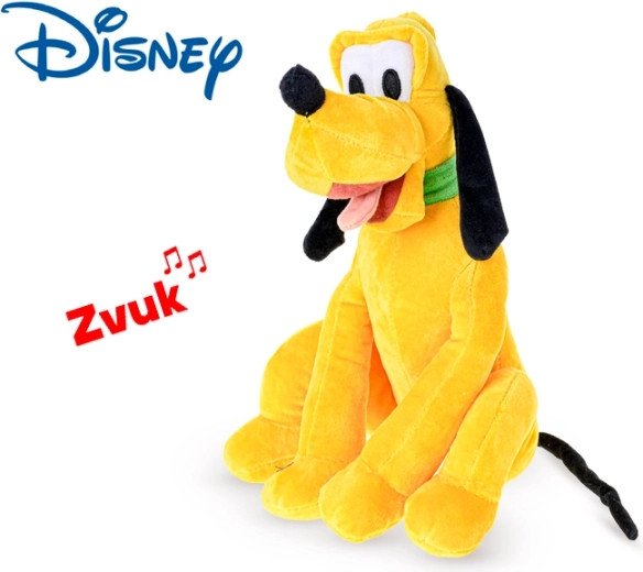 Disney Pluto plyšový pes 30 cm se zvuky, sedící