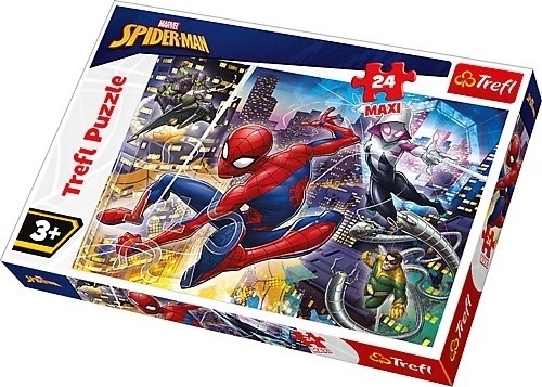 Puzzle maxi 24 dílků – NEOHROŽENÝ SPIDER‑MAN