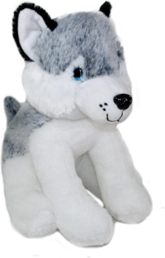 Interaktivní plyšový pes husky 24 cm