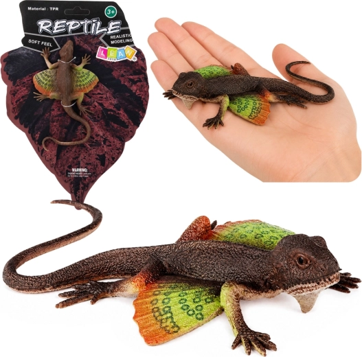 Realistická gumová figurka agamy blanité 13 cm