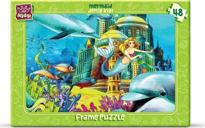 ART PUZZLE mořská víla – deskové puzzle, 48 dílků