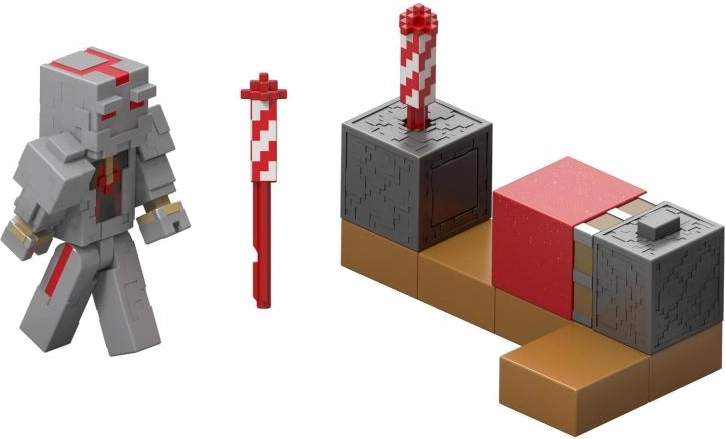 Minecraft akční figurka s odpalovačem ohňostroje 8 cm