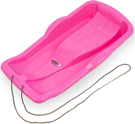 Snow Play dětský bob Karol 80 cm růžový
