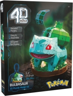 3D puzzle Pokémon Bulbasaur od 4D Puzzle