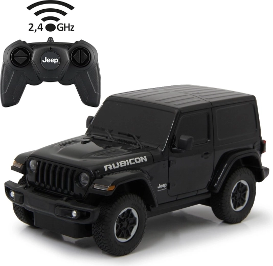 Jamara Jeep Wrangler JL RC auto 1:24 černé 2,4 GHz