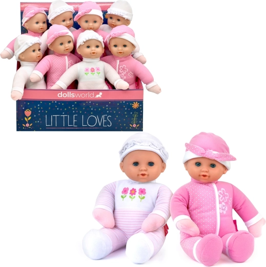 Dolls World interaktivní miminko Adélka a Barborka se zvukem - 1 kus