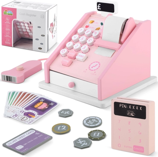 Dřevěná pokladna pro děti RICOKIDS