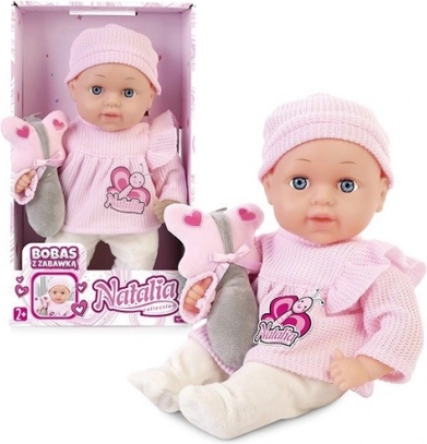 Lalka NATALIA miminko 33 cm s hračkou