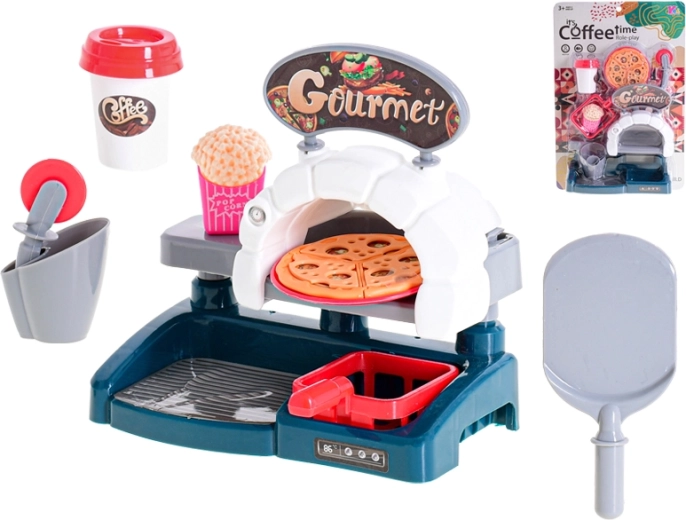 Dětský fast food pizza set 16 × 16 cm, 8 ks