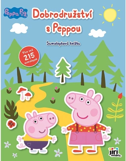 Velká samolepková knížka Dobrodružství s Peppou
