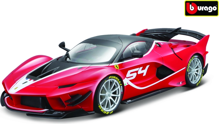 Kovový model auta bburago ferrari fxx-k evo 1:18 červený