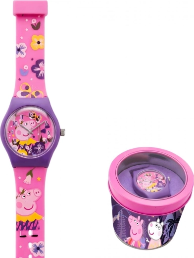 Analogové hodinky Peppa Pig
