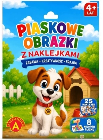 Kreativní sada pískové obrázky – pejsek