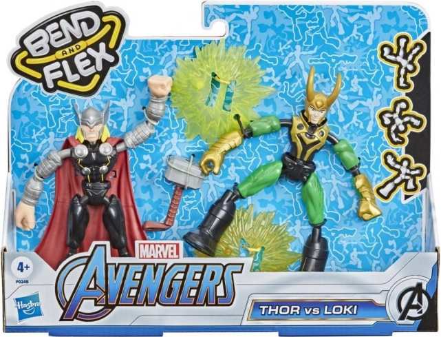Hasbro Bend and Flex Thor a Loki – akční figurky MARVEL