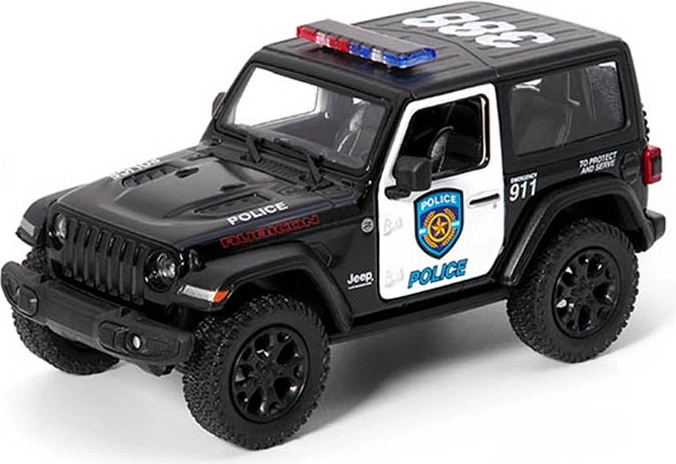 Kovový model Jeep Wrangler – policie 2018