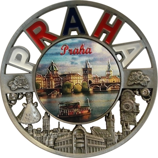 Magnet Praha – suvenýr s polovečerní fotografií