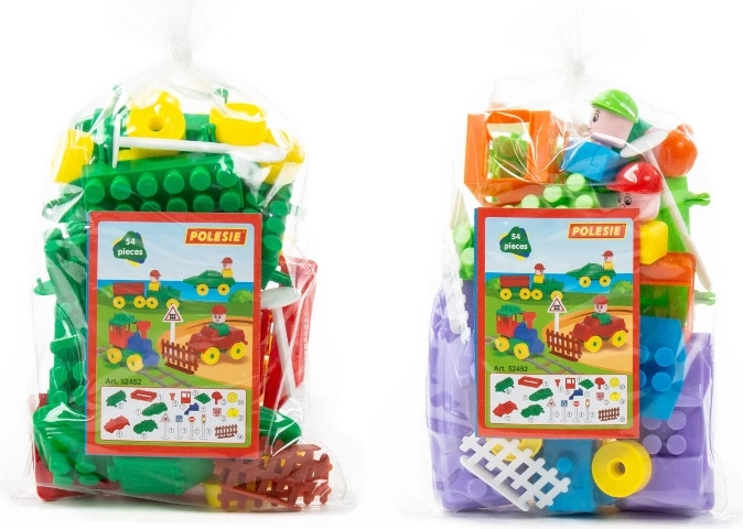 stavebnice malý cestovatel 54 dílů